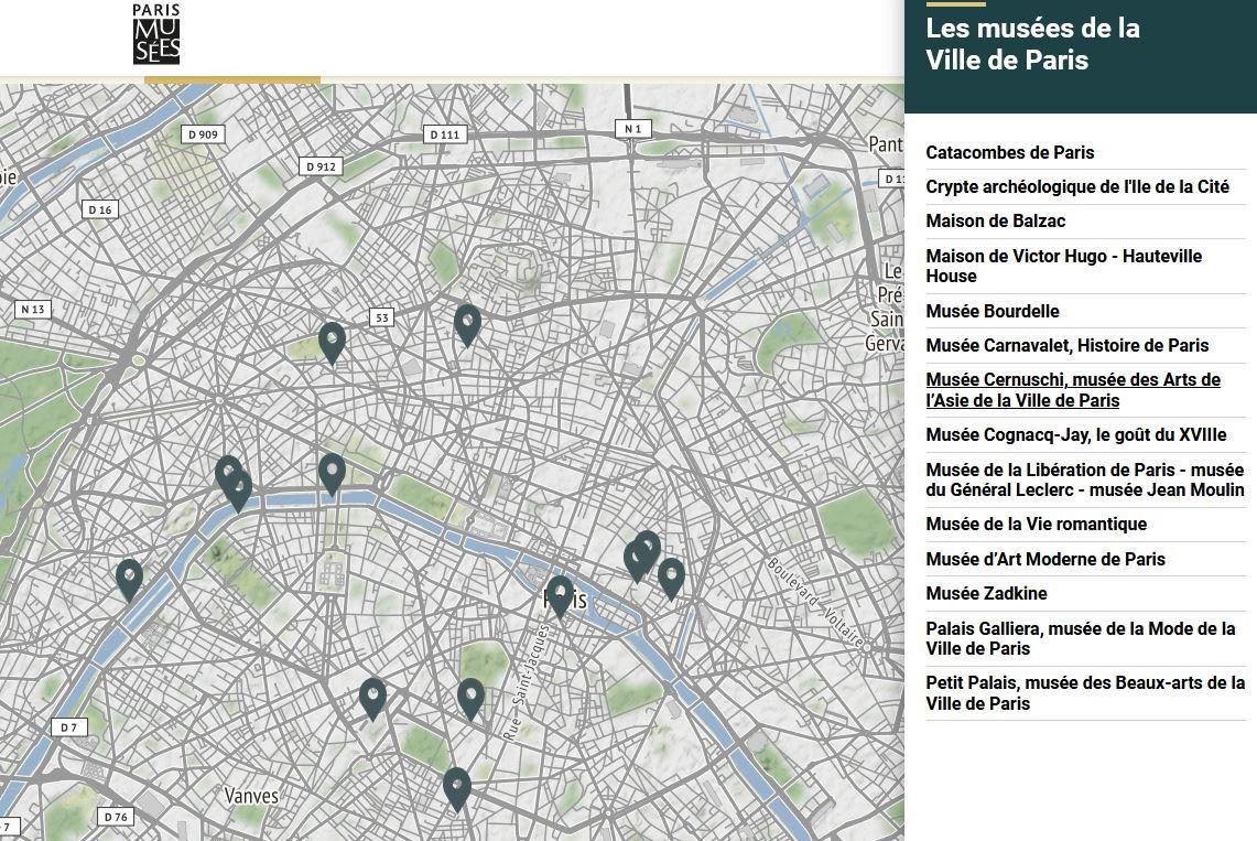 Les muses de la ville de paris